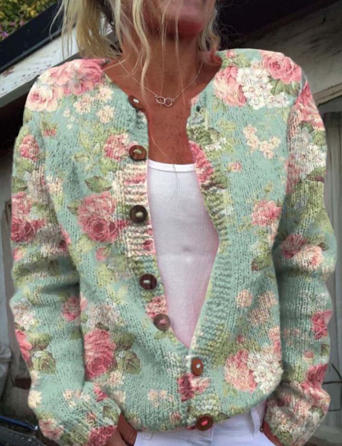 Merryn™ | Elegant vest met bloemenprint