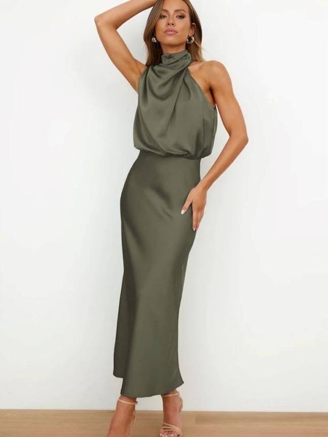 Cedra™ | Elegante Zijden Jurk