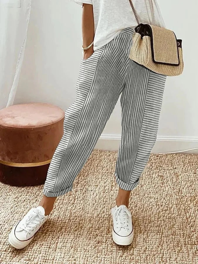 Lize™ | Gestreepte Broek