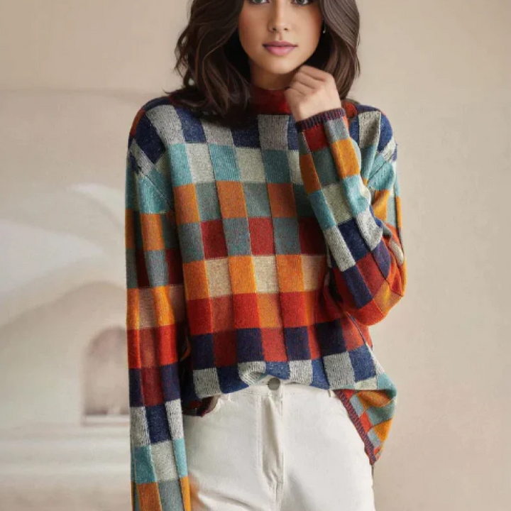 Julia™ | Coltrui met patchworkpatroon