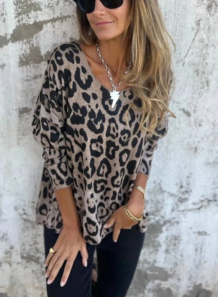 Silje™ | TRUI MET DIERENPRINT