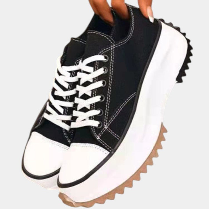 AMBER – CASUAL PLATFORM SNEAKERS MET PLATEAUZOOL