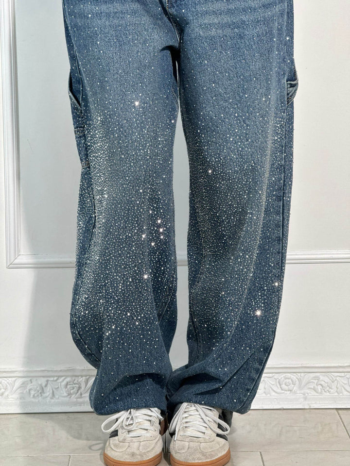 Marieke™ | Glinsterende damesjeans
