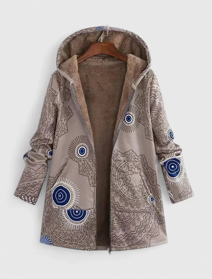 AVRIL – GEZELLIGE HOODED SHERPA JAS