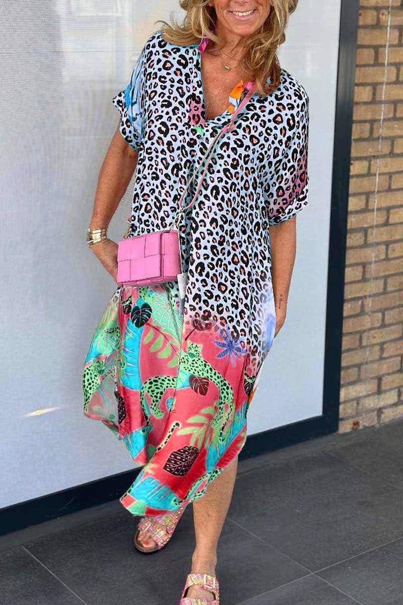 SIENNA – SHIRTJURK MET GEDURFDE PRINTMIX