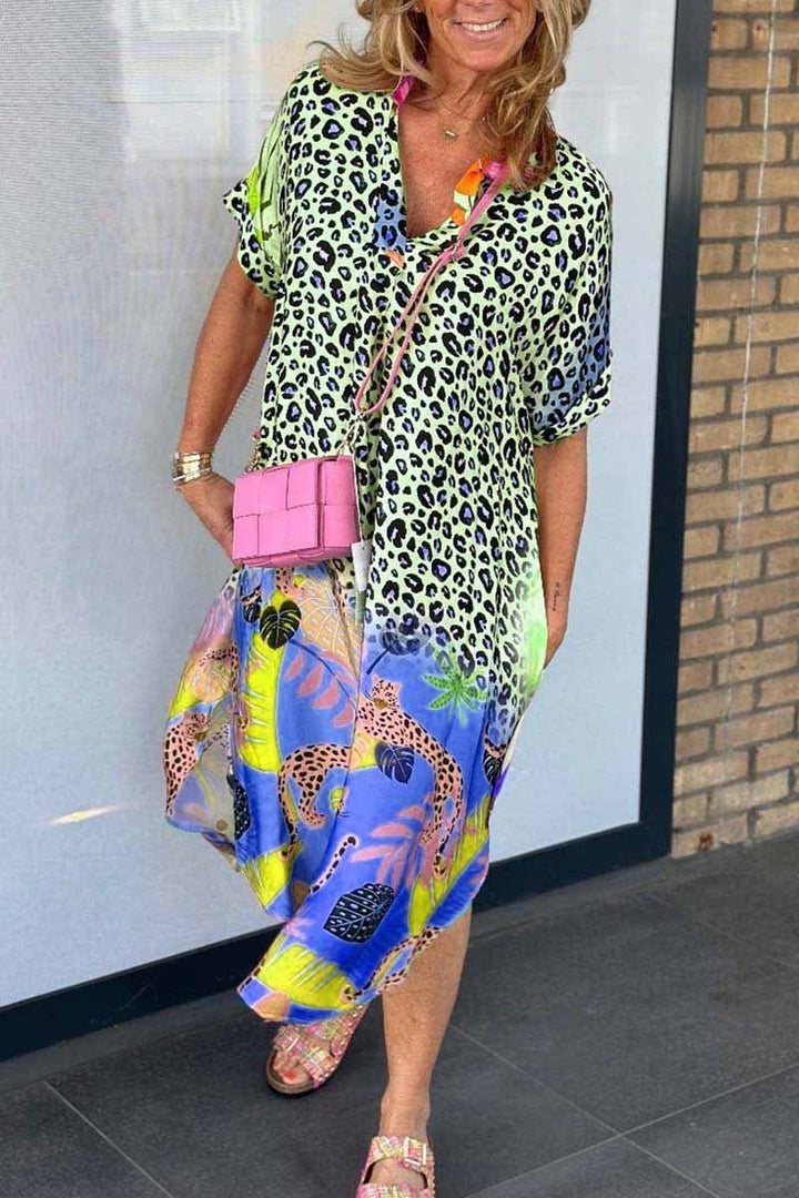 SIENNA – SHIRTJURK MET GEDURFDE PRINTMIX