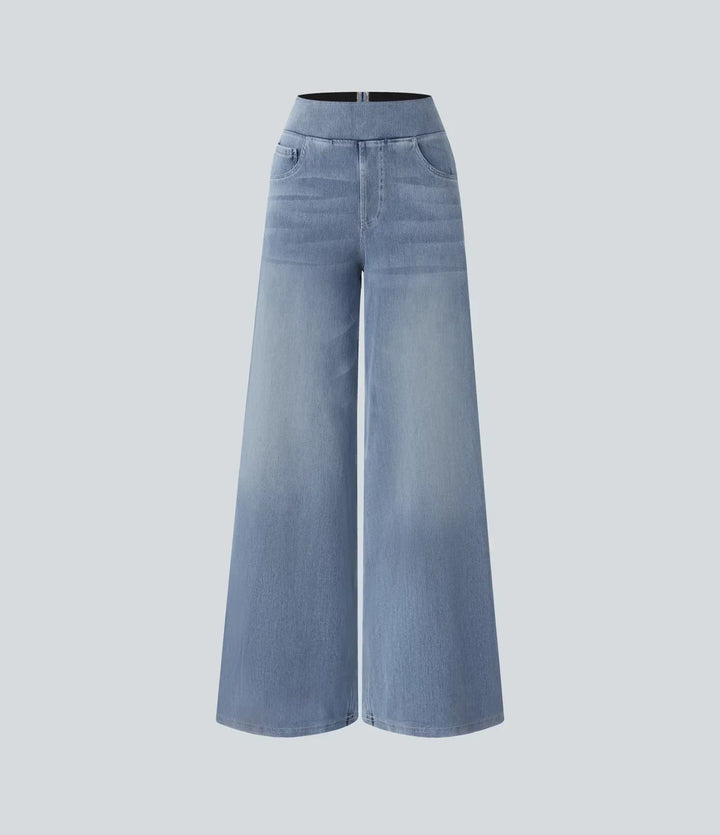 Ellis™ | Comfy Elastische Broek met Hoge Taille