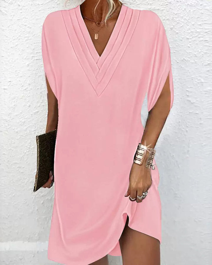 Wendelina™ | Elegante Jurk met V-Hals