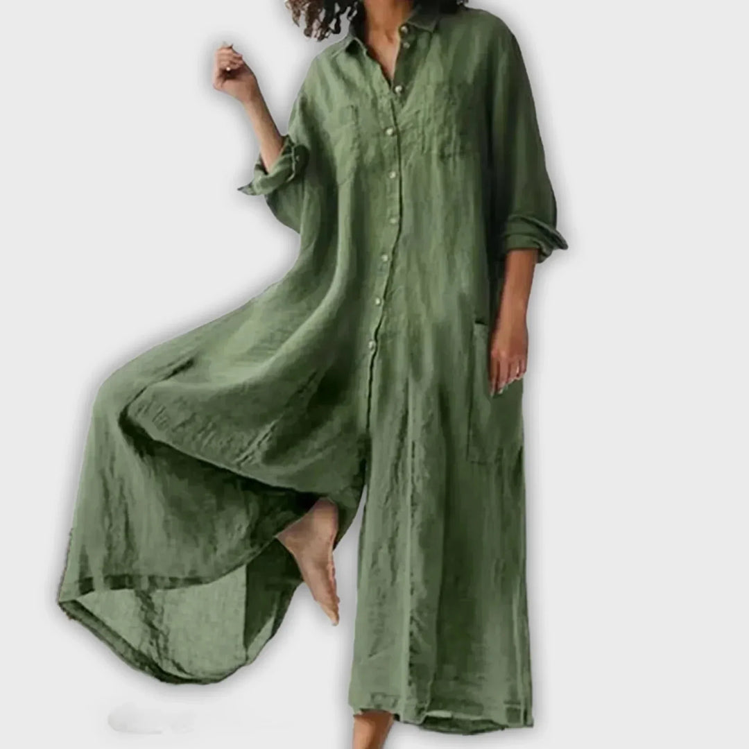 ISABELLA – OVERSIZED OVERHEMD JUMPSUIT