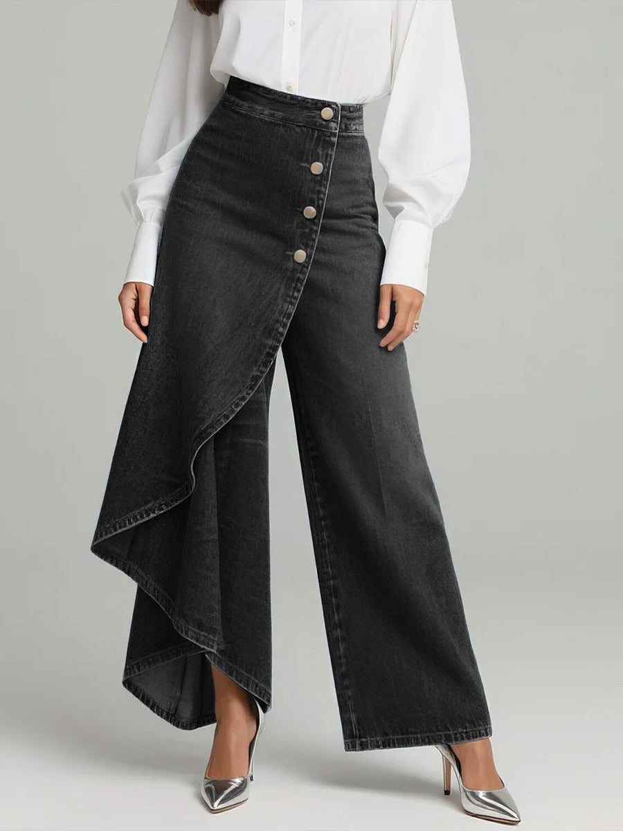 MADELINE – MODERNE ELEGANCE DENIM ROK-BROEK