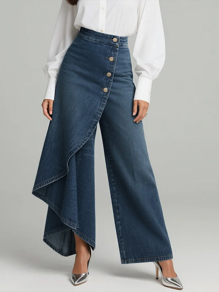 MADELINE – MODERNE ELEGANCE DENIM ROK-BROEK