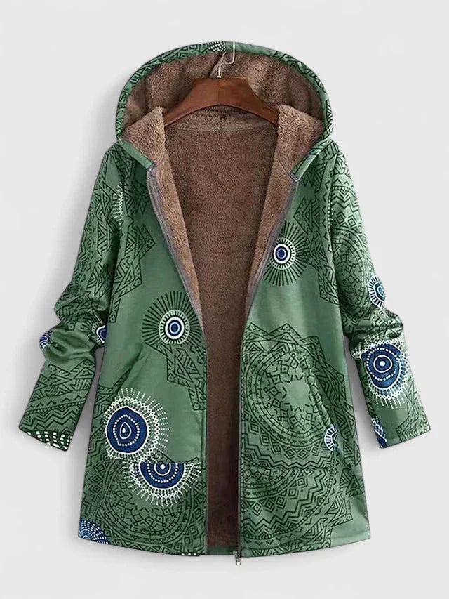 AVRIL – GEZELLIGE HOODED SHERPA JAS