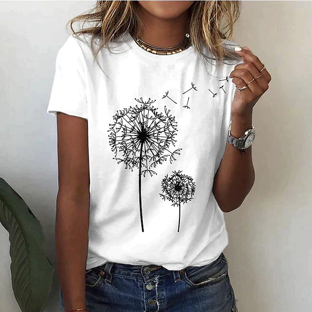 Carina™ | Zachte Dandelion T-shirt