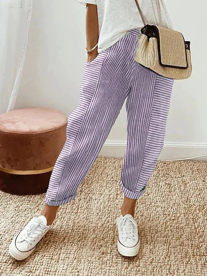 Lize™ | Gestreepte Broek