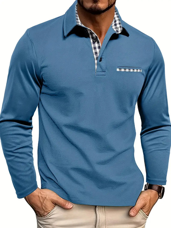 JOHNNY – KLASSIEKE LANGE MOUW POLOSHIRT